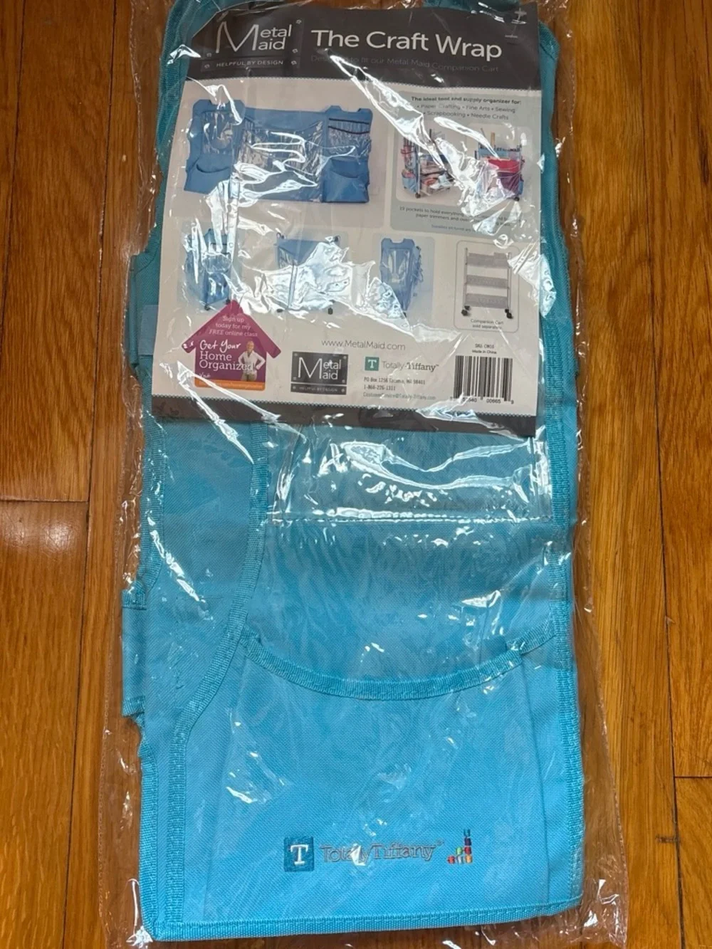 Totally Tiffany The Craft Wrap Organizer by MetalMaid - Turquoise